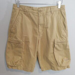 NIKE Men's Khaki Cargo Shorts Medium 30x10